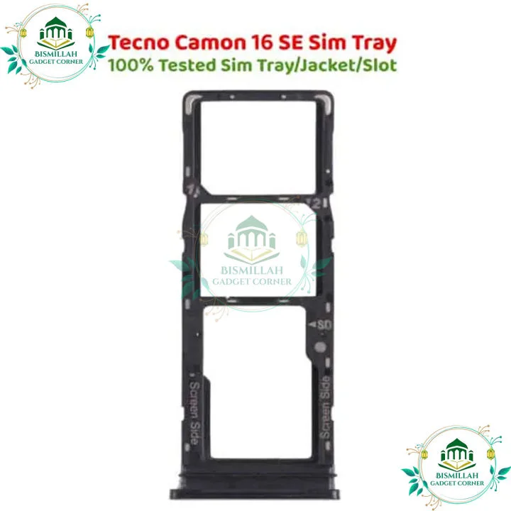 Tecno Camon 16 Sim Kart Tepsisi Beyaz