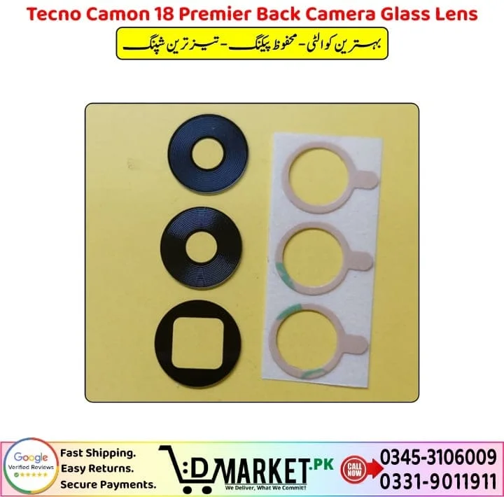 Tecno Camon 18 Premier Kamera Camı