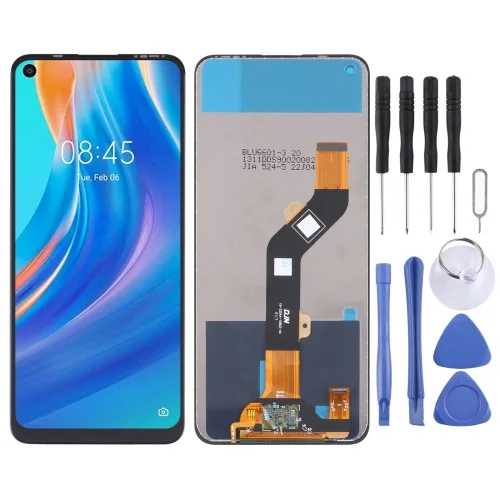 Tecno Camon 18i Çıtalı Ekran Dokunmatik Siyah Orijinal