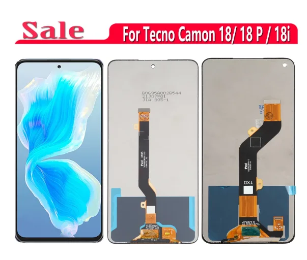 Tecno Camon 18i Ekran Dokunmatik Orijinal Çıtasız Ürün (Çerçevesiz)