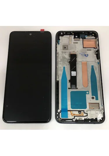 Tecno Camon 18P Çıtalı Ekran Dokunmatik Siyah Orijinal