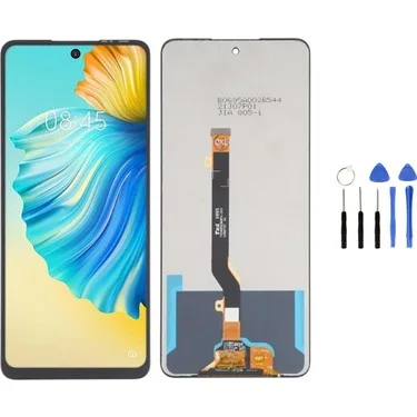 Tecno Camon 19 Pro Çıtalı Ekran Dokunmatik Mavi Orijinal