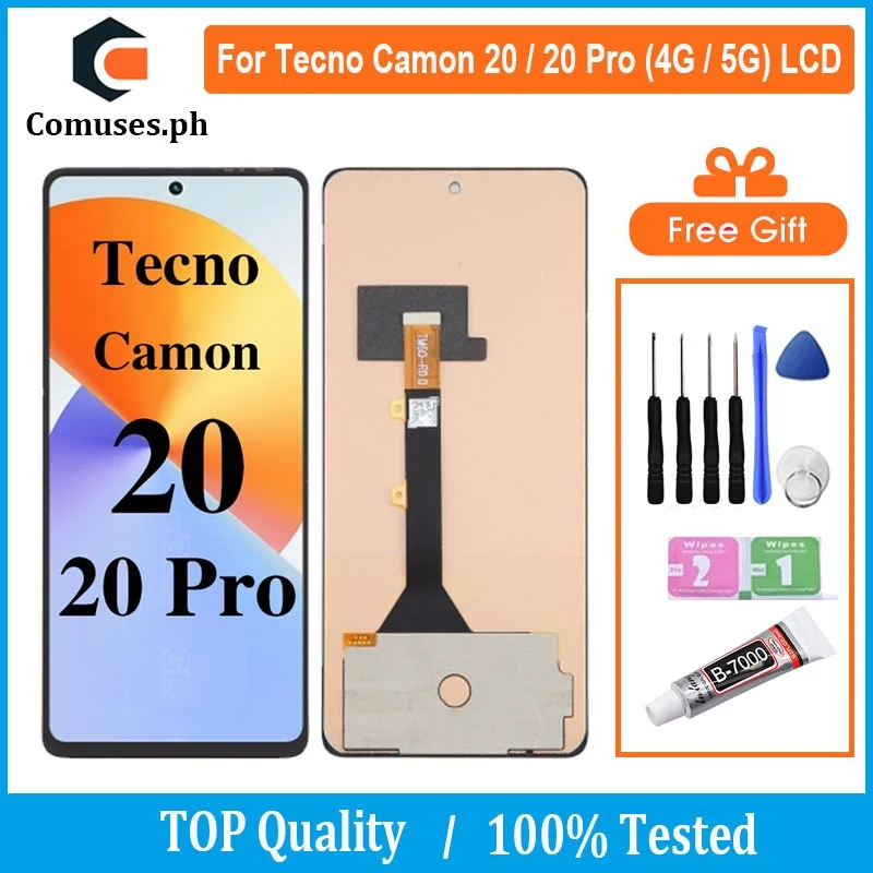 Tecno Camon 20 Ekran Dokunmatik A Plus Kalite Ürün Çıtasız (Çerçevesiz)