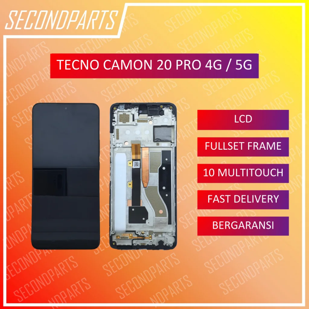 Tecno Camon 20 Pro 4G Ekran Dokunmatik SOFT OLED Kalite Ekran Çıtasız (Çerçevesiz)