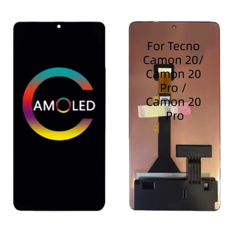 Tecno Camon 20 Pro 5G Ekran Dokunmatik SOFT OLED Kalite Ekran Çıtasız (Çerçevesiz)