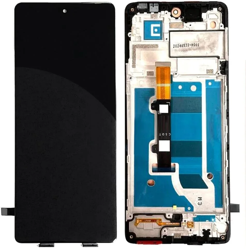 Tecno Camon 30 4G Çıtalı Ekran Dokunmatik Siyah SOFT OLED Kalite Ekran