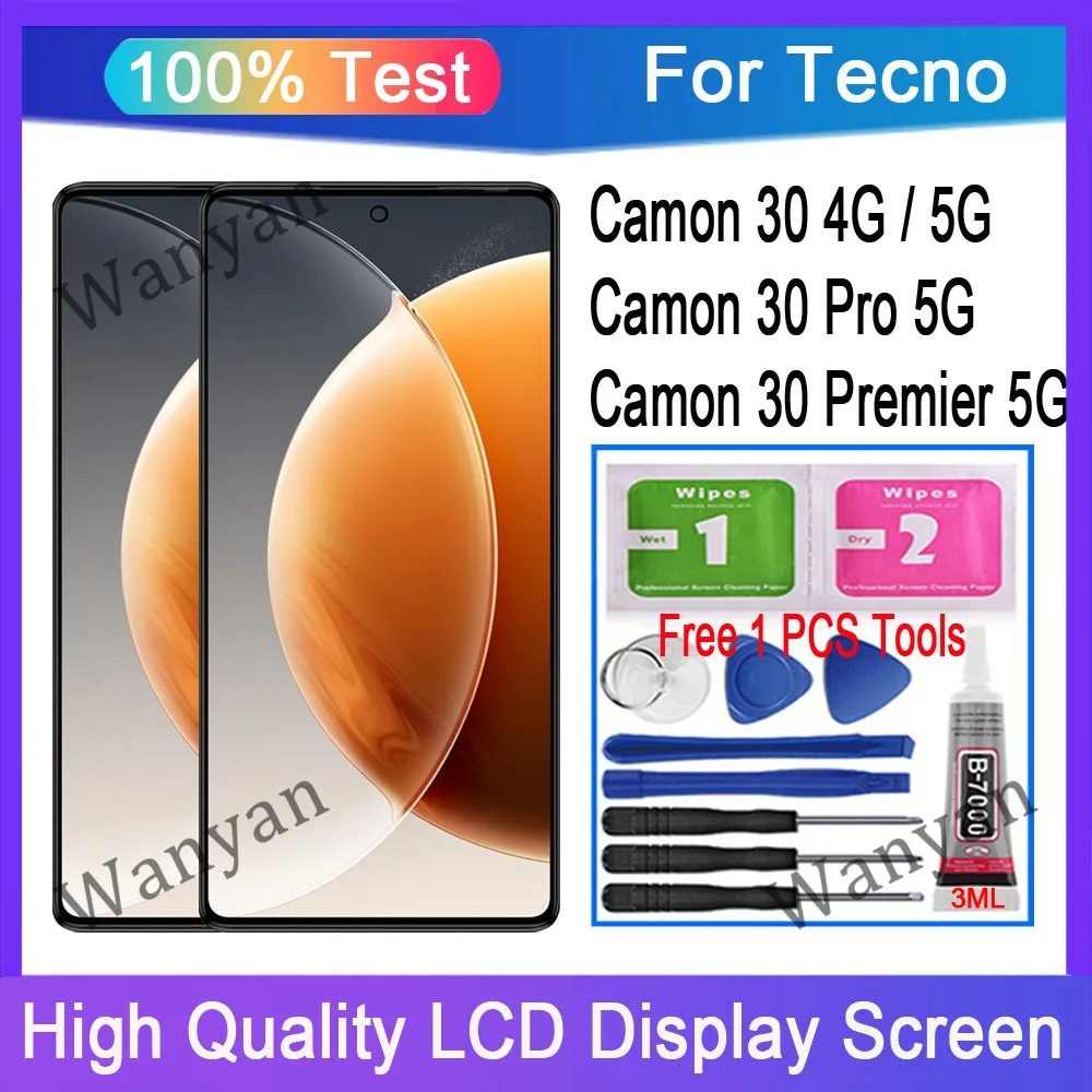 Tecno Camon 30 Pro 5G Ekran Dokunmatik SOFT OLED Kalite Ekran Çıtasız (Çerçevesiz)