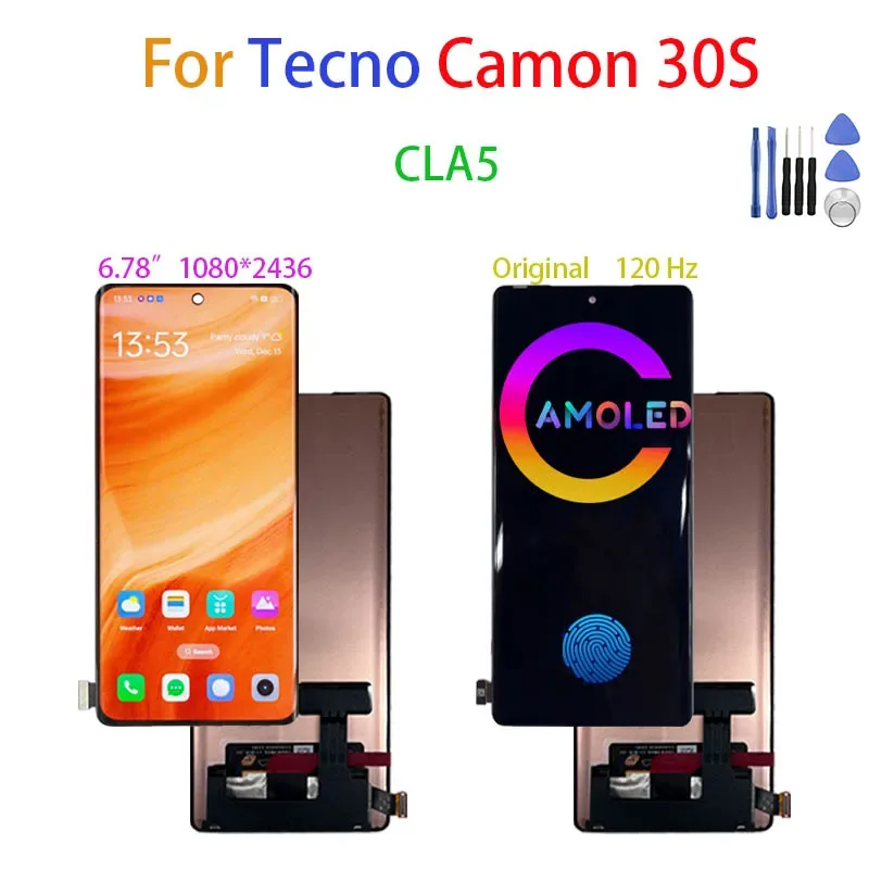 Tecno Camon 30S Ekran Dokunmatik A Plus Kalite Ürün Çıtasız (Çerçevesiz)