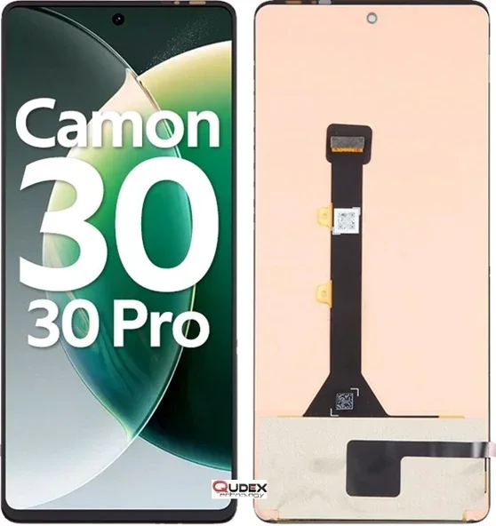 Tecno Camon 30S Pro 5G Çıtalı Ekran Dokunmatik Gold SOFT OLED Kalite Ekran