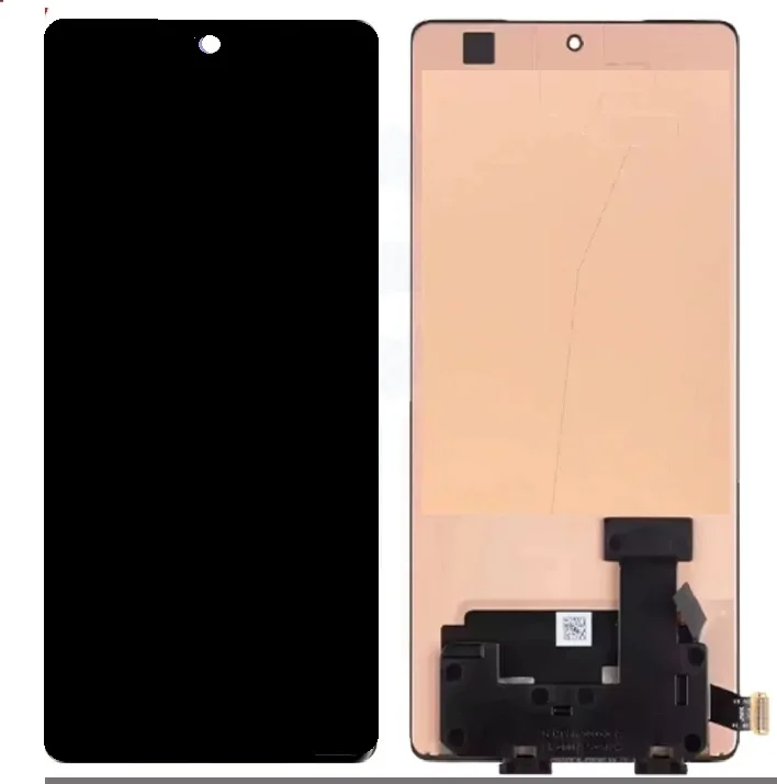 Tecno Camon 30S Pro 5G Çıtalı Ekran Dokunmatik Siyah SOFT OLED Kalite Ekran