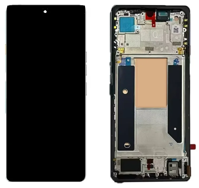 Tecno Camon 40 Pro 4G Çıtalı Ekran Dokunmatik Siyah SOFT OLED Kalite Ekran
