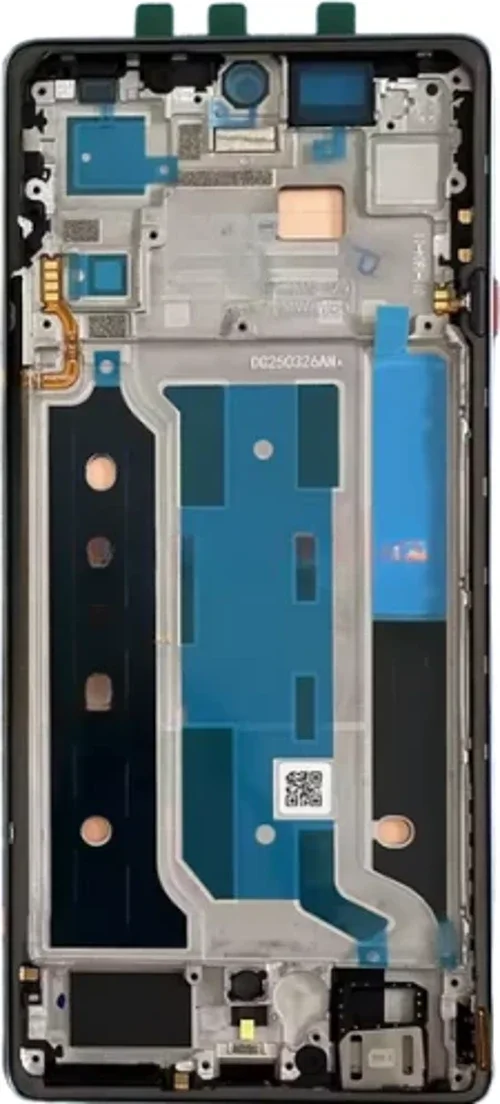 Tecno Camon5 / Camon 40 4G Çıtalı Ekran Dokunmatik Silver SOFT OLED Kalite Ekran
