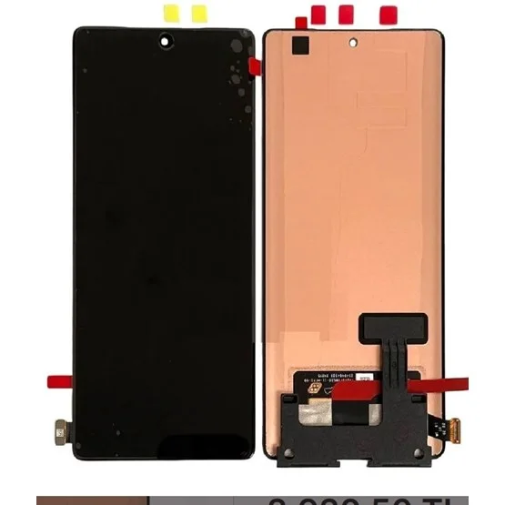 Tecno Camon6/ Camon 40 Pro 4G Çıtalı Ekran Dokunmatik Siyah SOFT OLED Kalite Ekran