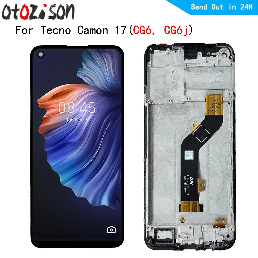 Tecno Cg6 Ekran Dokunmatik Orijinal Çıtasız Ürün (Çerçevesiz)
