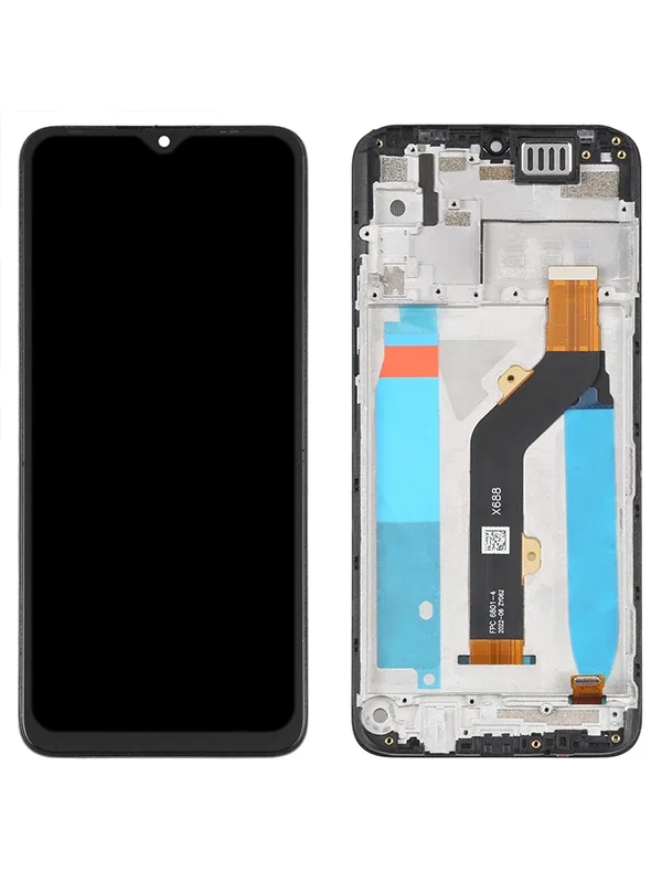 Tecno Hot 10 Play Çıtalı Ekran Dokunmatik Siyah Orijinal