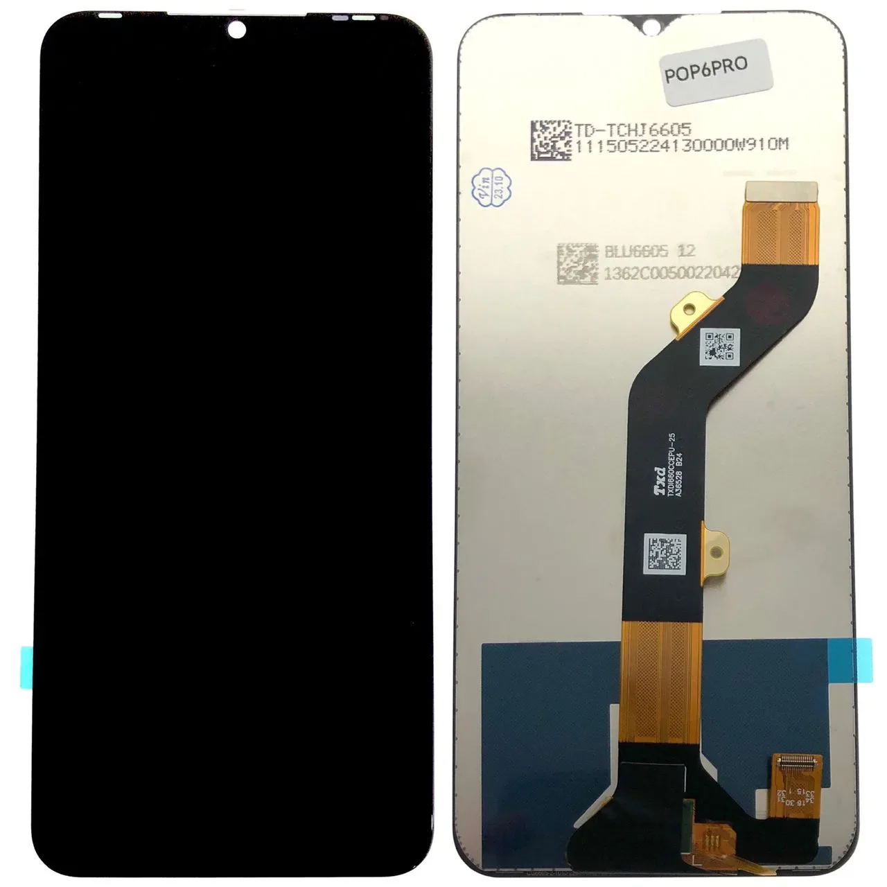 Tecno Hot 12 Ekran Dokunmatik Orijinal Çıtasız Ürün (Çerçevesiz)