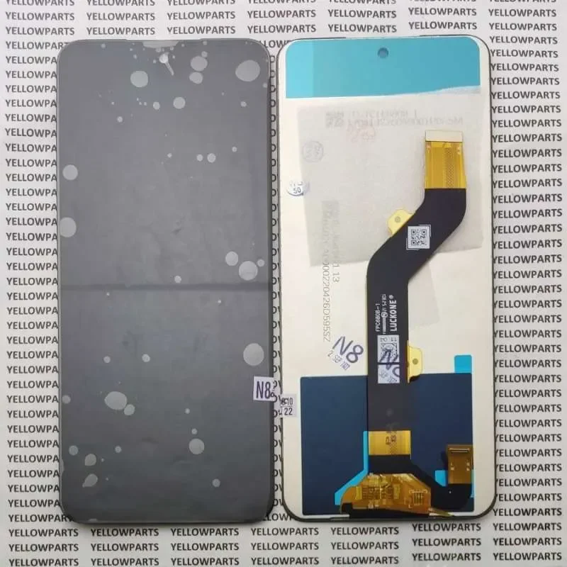 Tecno Hot 12i Çıtalı Ekran Dokunmatik Siyah Orijinal