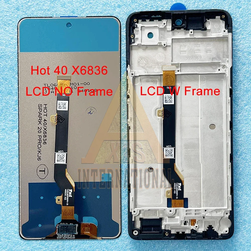 Tecno Hot 40 Ekran Dokunmatik Orijinal Çıtasız Ürün (Çerçevesiz)