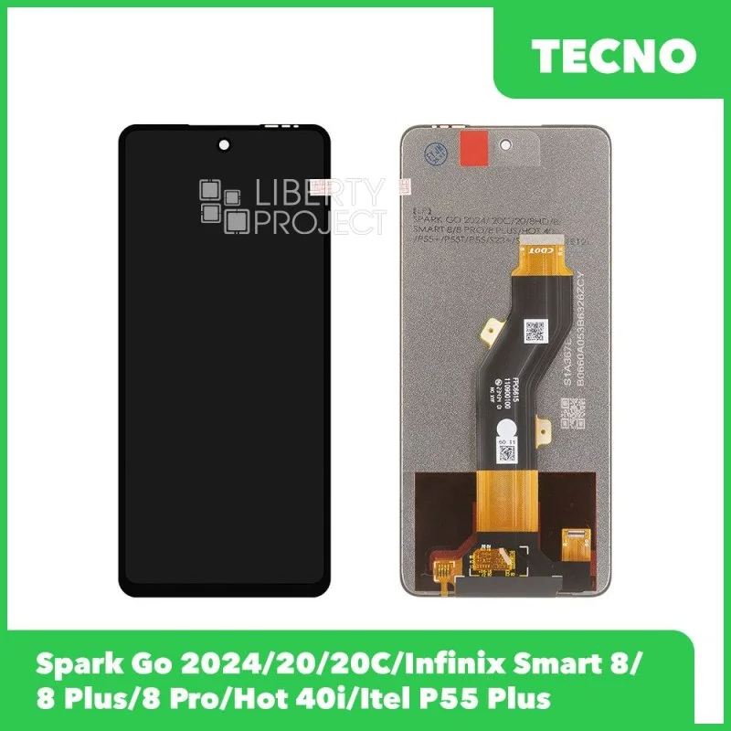 Tecno Hot 40i Çıtalı Ekran Dokunmatik Siyah Orijinal