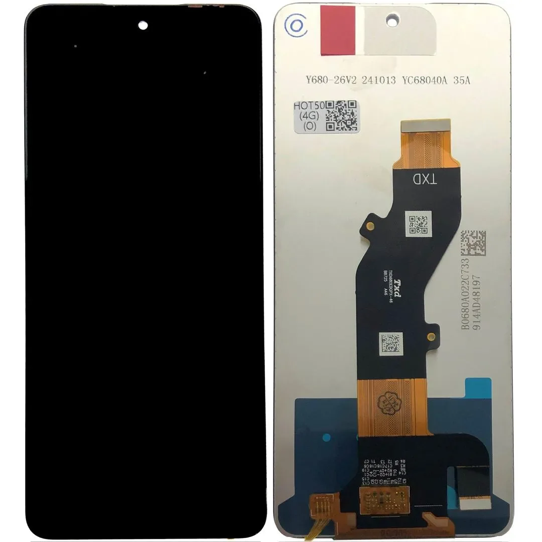 Tecno Hot 50 4G Ekran Dokunmatik Orijinal Çıtasız Ürün (Çerçevesiz)