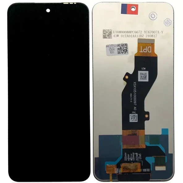Tecno Hot 50 5G Ekran Dokunmatik Orijinal Çıtasız Ürün (Çerçevesiz)