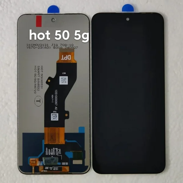 Tecno Hot 50 5G Ekran Dokunmatik Orijinal Çıtasız Ürün (Çerçevesiz)