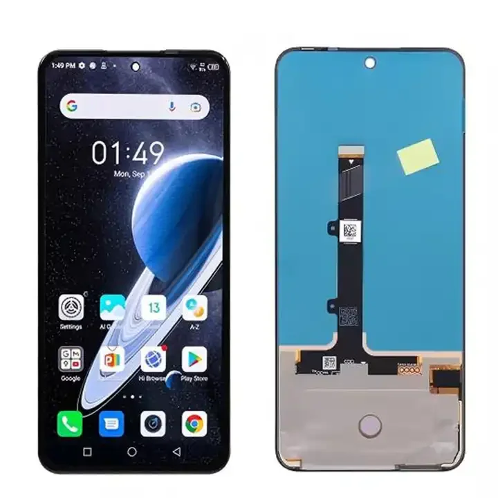 Tecno Hot 50 Pro Çıtalı Ekran Dokunmatik Siyah OLED