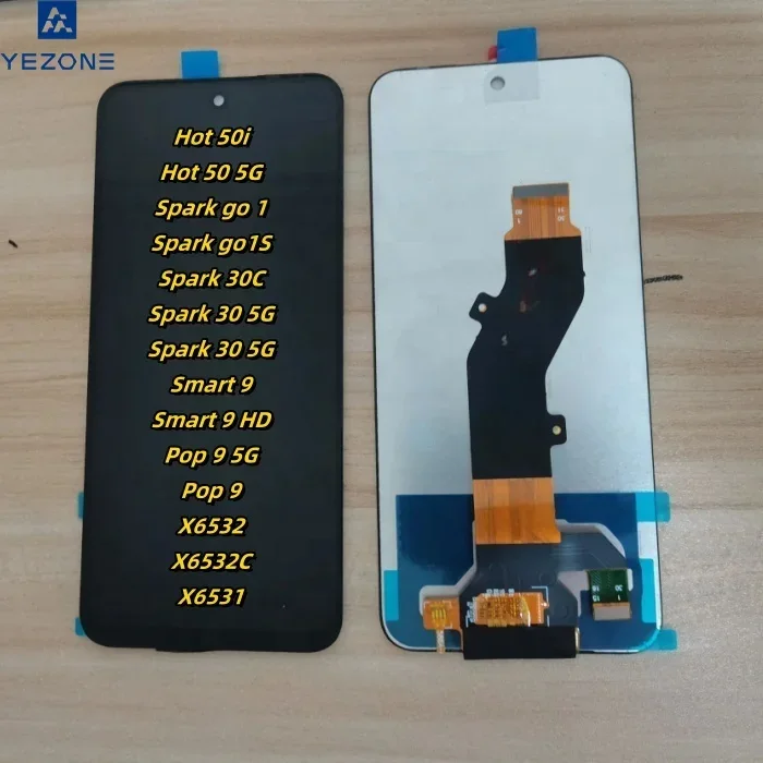 Tecno Hot 50i Ekran Dokunmatik Orijinal Çıtasız Ürün (Çerçevesiz)