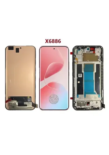 Tecno Hot 60 Pro Plus Çıtalı Ekran Dokunmatik Silver SOFT OLED Kalite Ekran