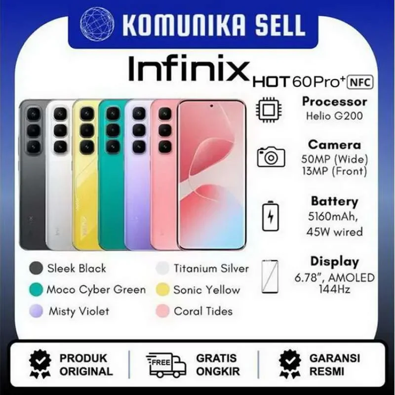 Tecno Hot 60 Pro Plus Violet Çıtalı Ekran Dokunmatik SOFT OLED Kalite Ekran