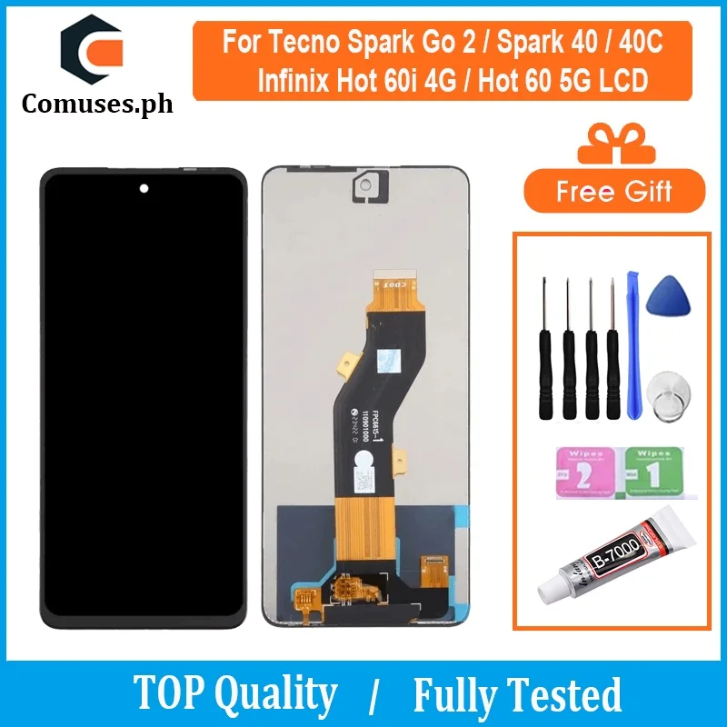 Tecno Hot 60i 4G Çıtalı Ekran Dokunmatik Siyah Orijinal