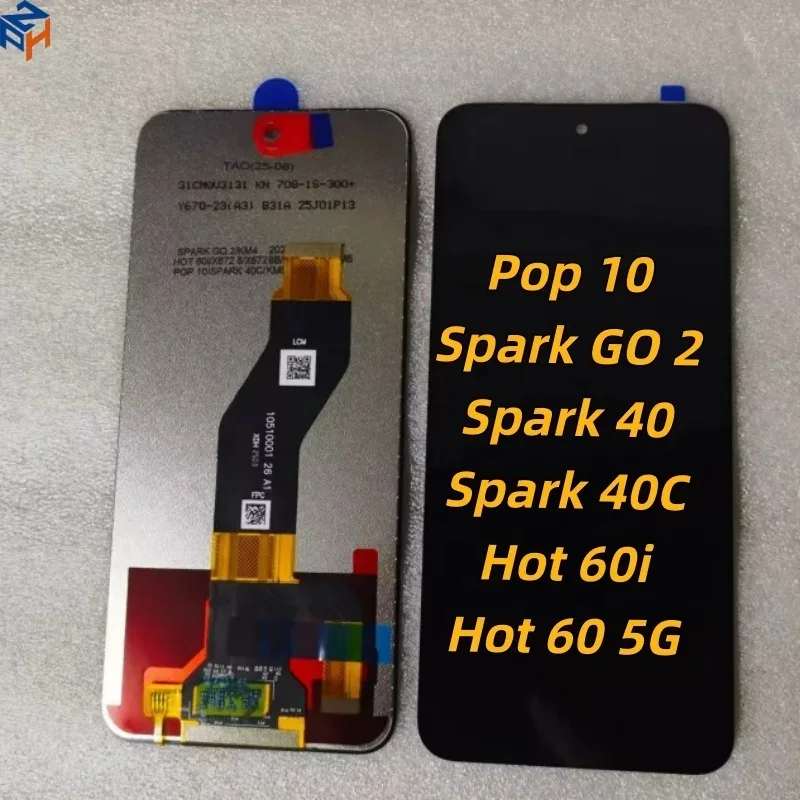 Tecno Hot 60i 5G Ekran Dokunmatik Orijinal Çıtasız Ürün (Çerçevesiz)