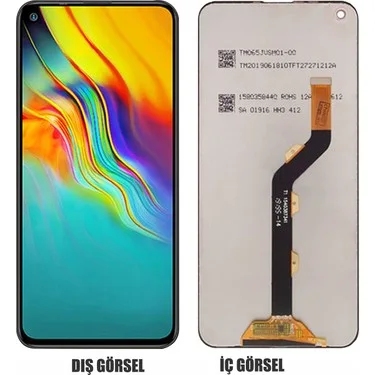 Tecno Hot 9 Ekran Dokunmatik Orijinal Çıtasız Ürün (Çerçevesiz)