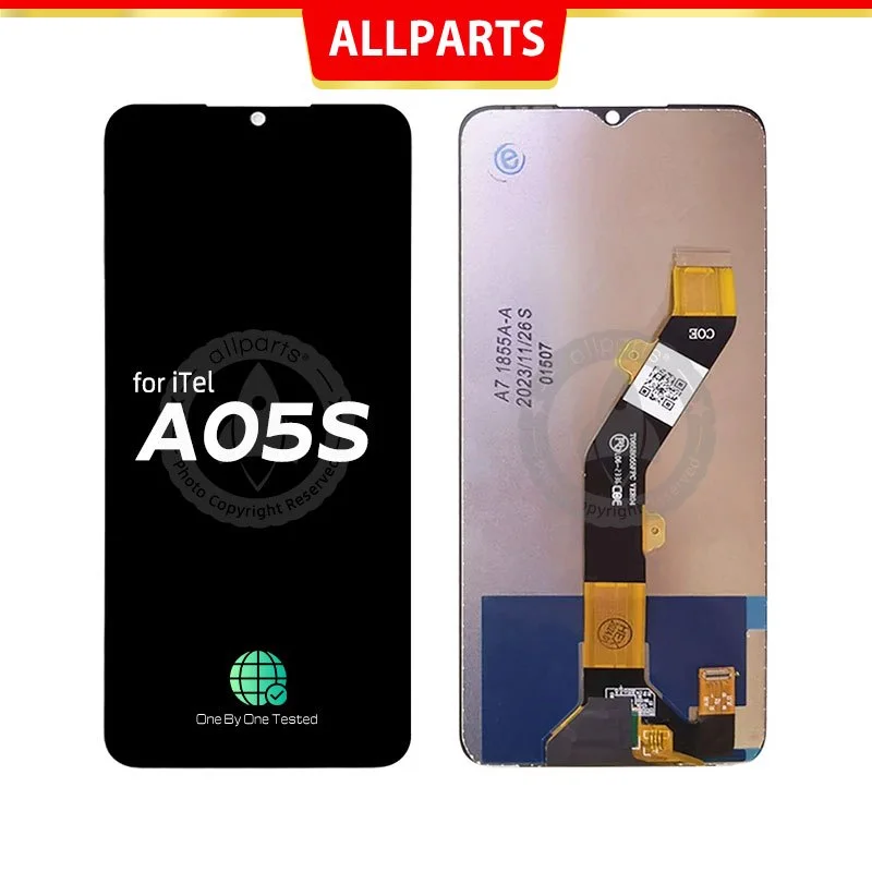 Tecno itel A05s Ekran Dokunmatik Orijinal Çıtasız Ürün (Çerçevesiz)