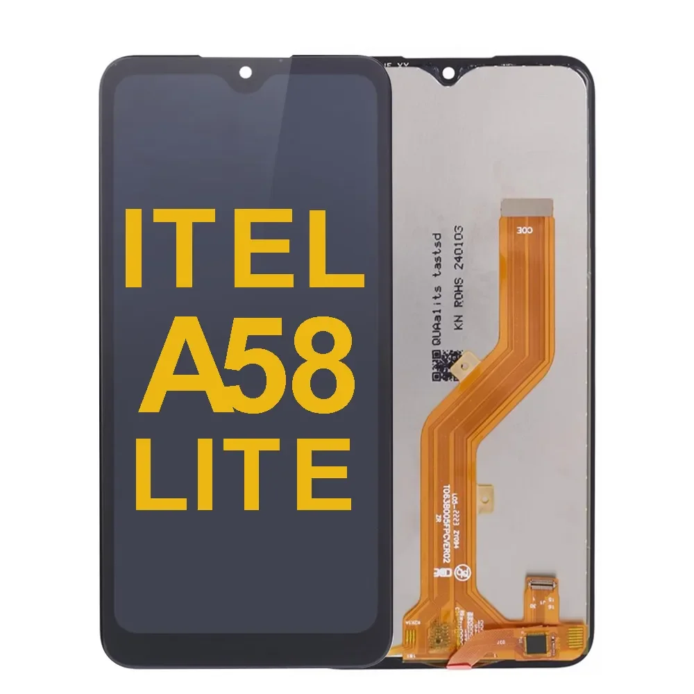 Tecno itel A58 Ekran Dokunmatik Orijinal Çıtasız Ürün (Çerçevesiz)
