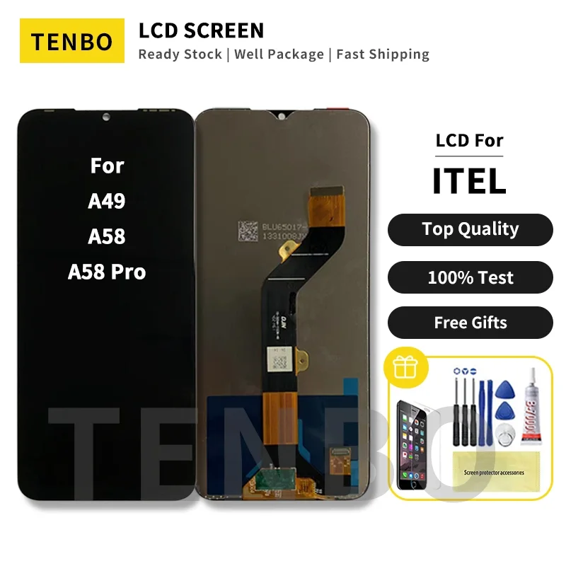 Tecno itel A58 Pro Ekran Dokunmatik Orijinal Çıtasız Ürün (Çerçevesiz)