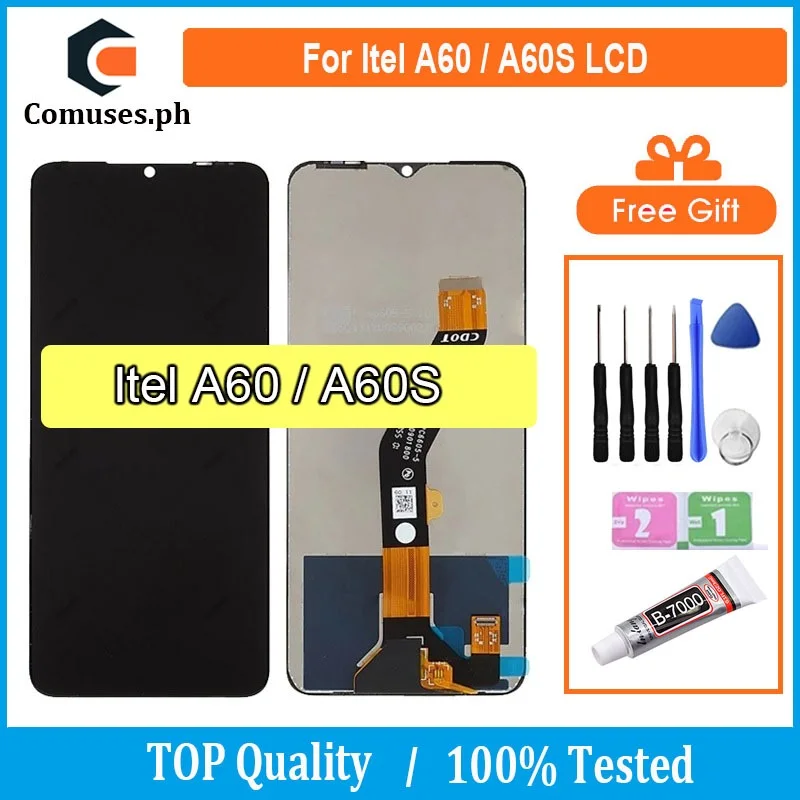 Tecno itel A60s Ekran Dokunmatik Orijinal Çıtasız Ürün (Çerçevesiz)