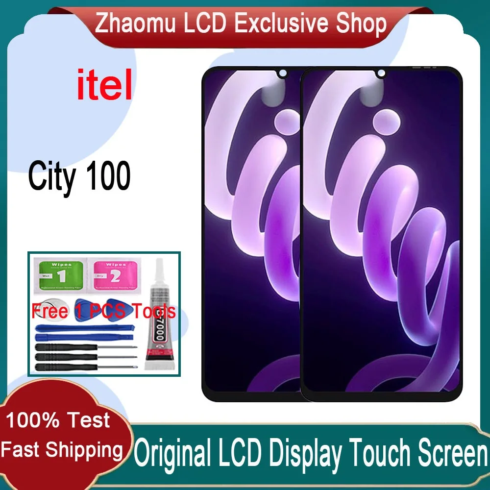 Tecno itel City 100 Ekran Dokunmatik Orijinal Çıtasız Ürün (Çerçevesiz)