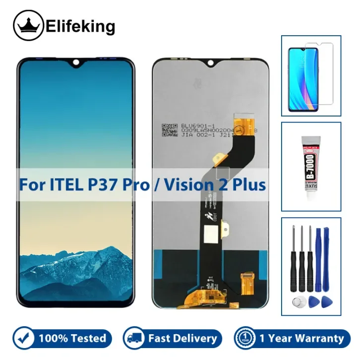Tecno itel P37 Ekran Dokunmatik Orijinal Çıtasız Ürün (Çerçevesiz)