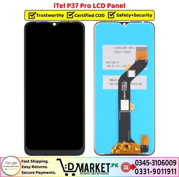 Tecno itel P37 Pro Ekran Dokunmatik Orijinal Çıtasız Ürün (Çerçevesiz)
