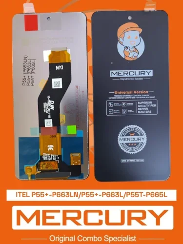 Tecno itel P55t Ekran Dokunmatik Orijinal Çıtasız Ürün (Çerçevesiz)