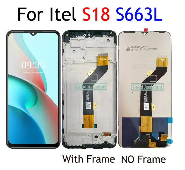 Tecno itel S18 Ekran Dokunmatik Orijinal Çıtasız Ürün (Çerçevesiz)