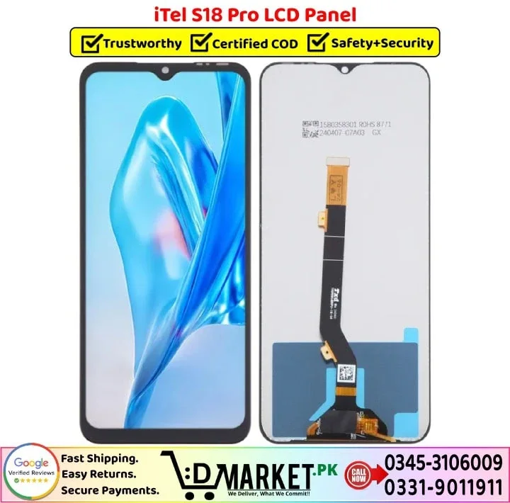 Tecno itel S18 Pro Ekran Dokunmatik Orijinal Çıtasız Ürün (Çerçevesiz)