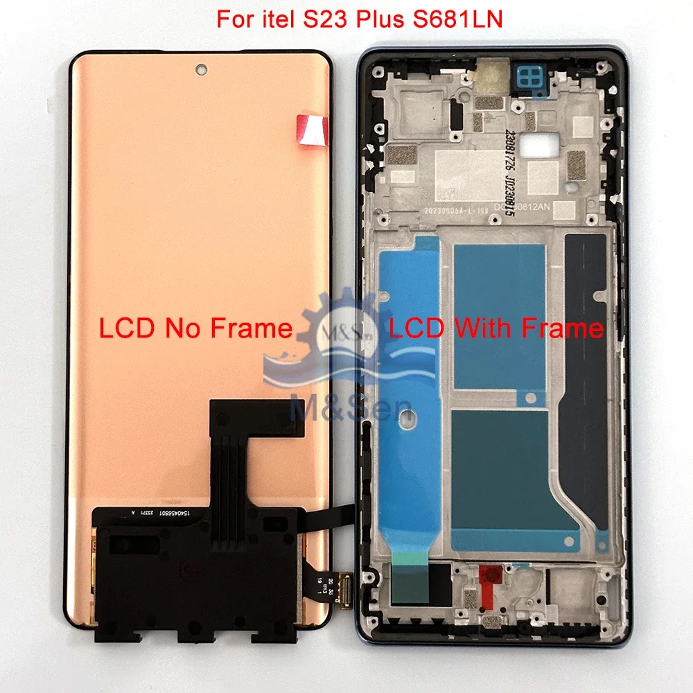 Tecno itel S23 Plus Ekran Dokunmatik A Plus Kalite Ürün Çıtasız (Çerçevesiz)