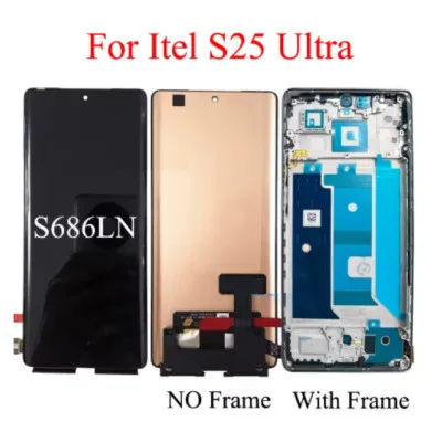 Tecno itel S25 Ekran Dokunmatik OLED Çıtasız (Çerçevesiz)