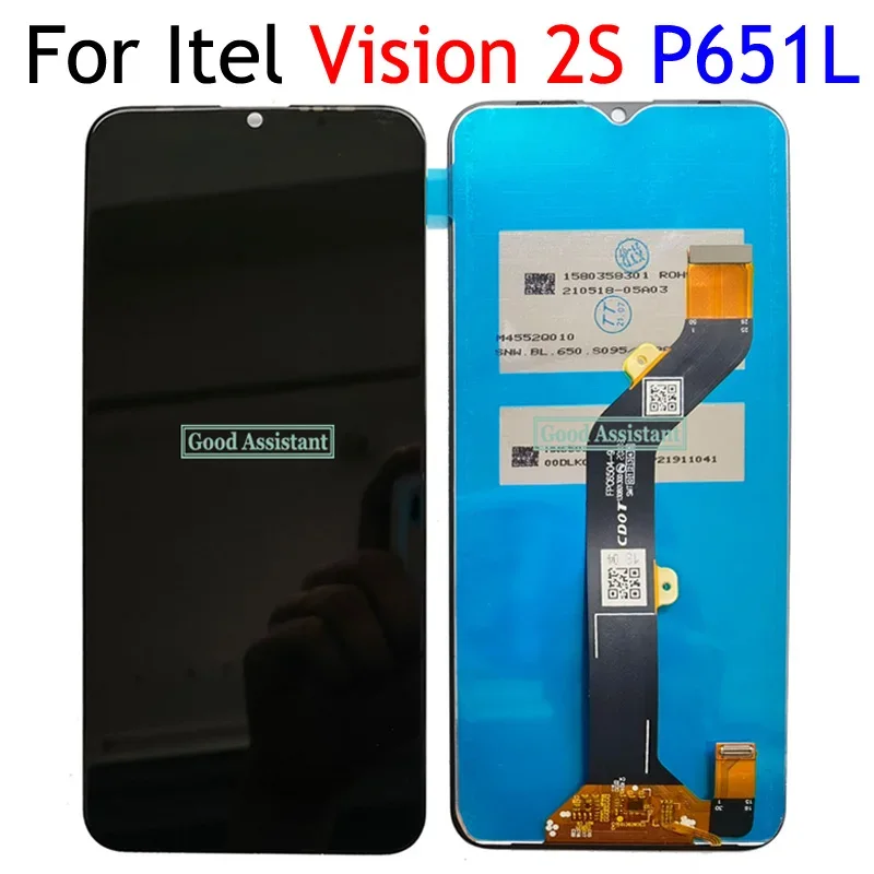 Tecno itel Vision 3 Plus Ekran Dokunmatik Orijinal Çıtasız Ürün (Çerçevesiz)