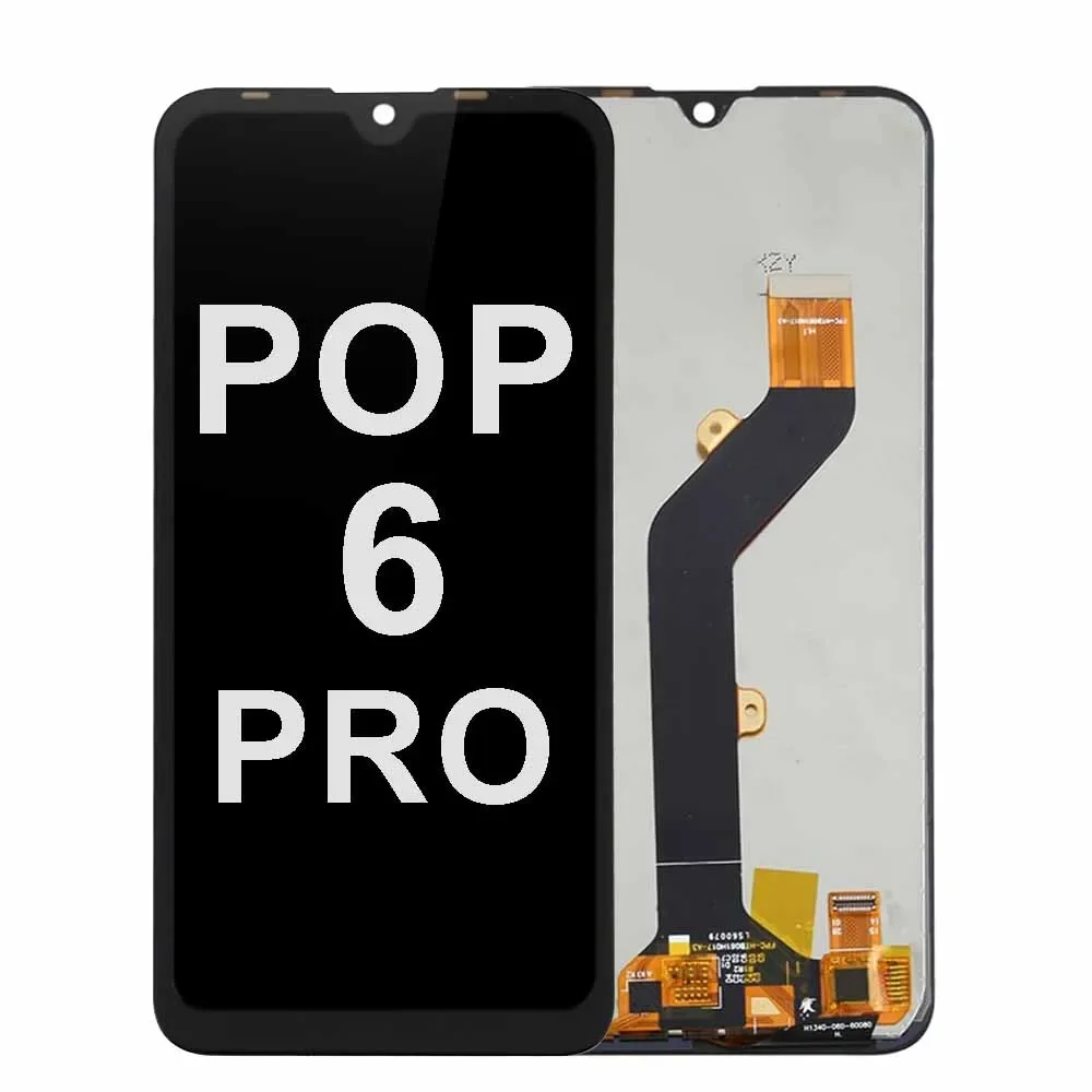 Tecno Pocop 6 Pro Ekran Dokunmatik Orijinal Çıtasız Ürün (Çerçevesiz)