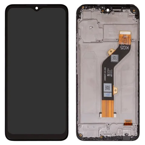 Tecno Pop 5 Lite Çıtalı Ekran Dokunmatik Siyah SOFT OLED Kalite Ekran