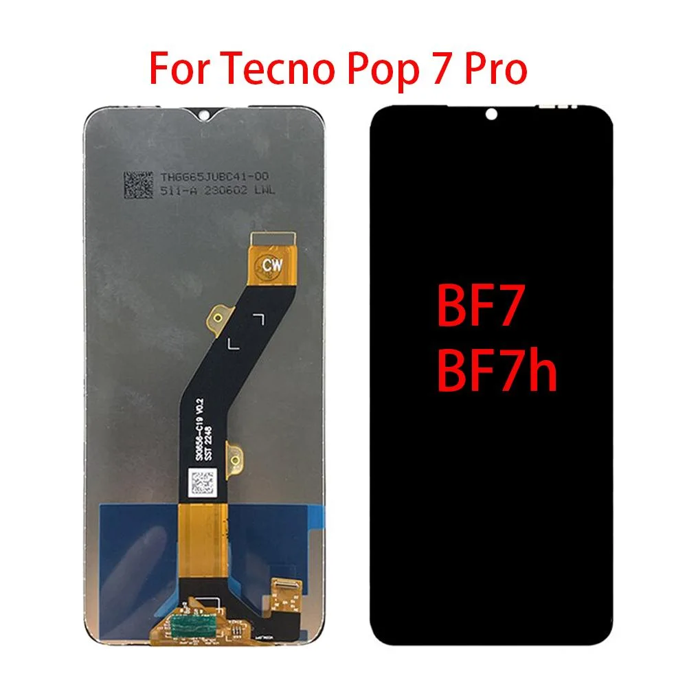 Tecno Pop 7 Pro Ekran Dokunmatik Orijinal Çıtasız Ürün (Çerçevesiz)