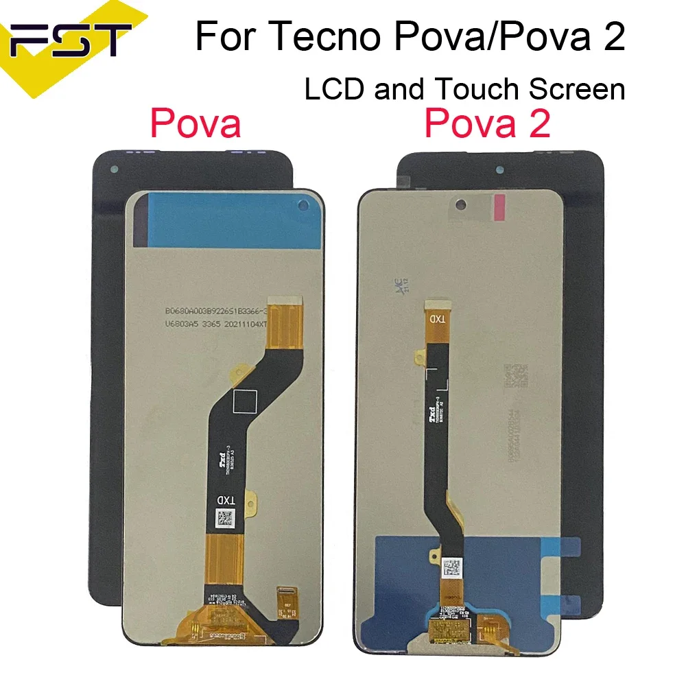 Tecno Pova 2 Ekran Dokunmatik Orijinal Çıtasız Ürün (Çerçevesiz)